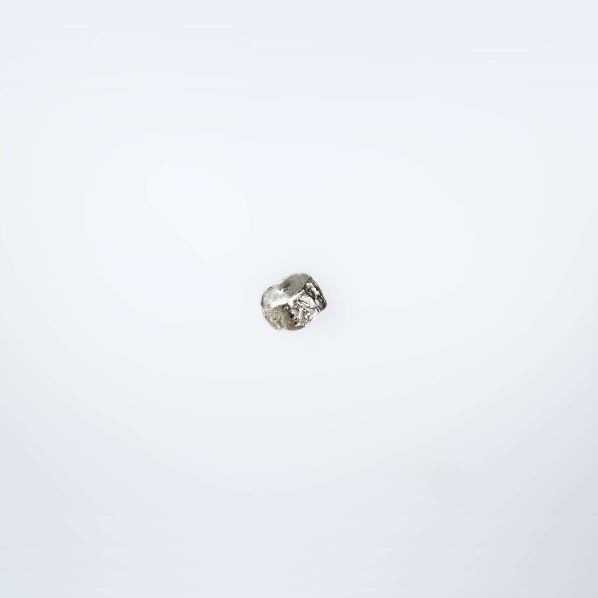 Kara textured ear cuff in silver.