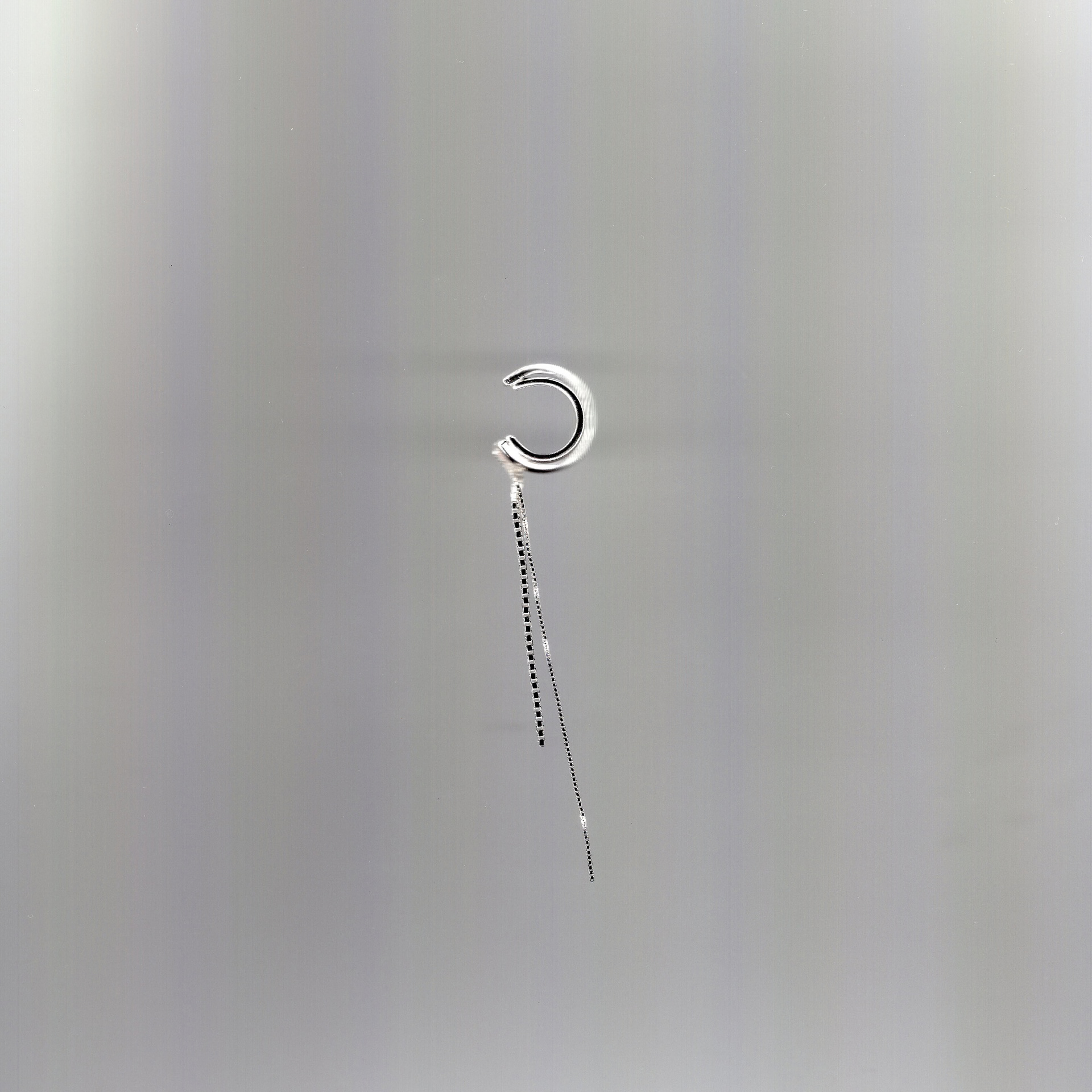 Tama ear cuff silver